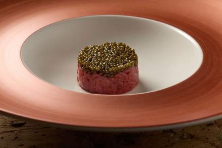 Plat gastronomique à La Table de Jean-Mi